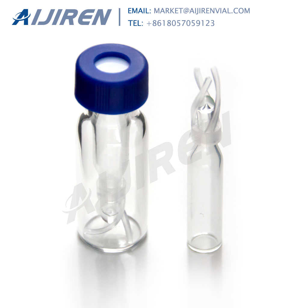 chromatography autosampler vial inserts 11mm HPLC crimp vials for wholesales Perkin Elmer